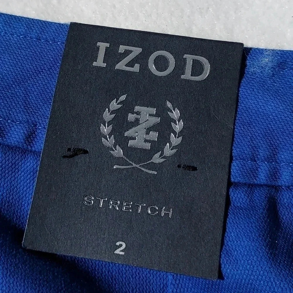 NWT IZOD Womens Stretch Adjustable Length Cargo Pants Size 2 in Blue - Picture 6 of 9